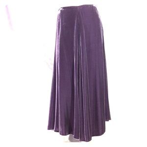 Eileen Fisher silk velvet maxi skirt